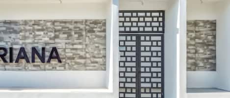 Majoituspaikan julkisivu