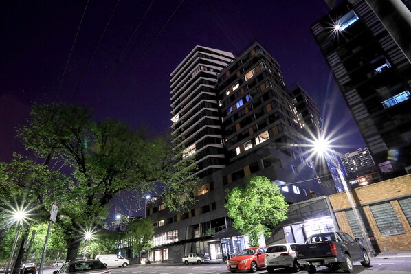 Front of property - evening/night