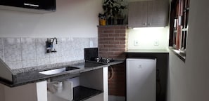 Family Apartment | Private kitchen | Fridge, dining tables