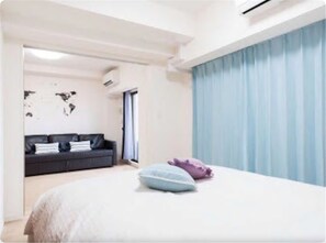 Standard Room 1001 | 2 bedrooms, desk, soundproofing, free WiFi - Crystal Exe Nipponbashi (Osaka)