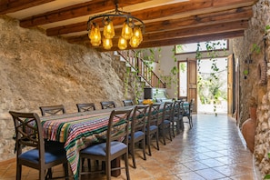 Dining - CAS CARRO (SA TEULERA) - Amazing villa with private pool and beautiful views to the mounta (Selva)