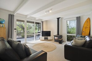 TV, fireplace, Netflix, streaming services