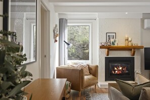 TV, fireplace, Netflix, streaming services