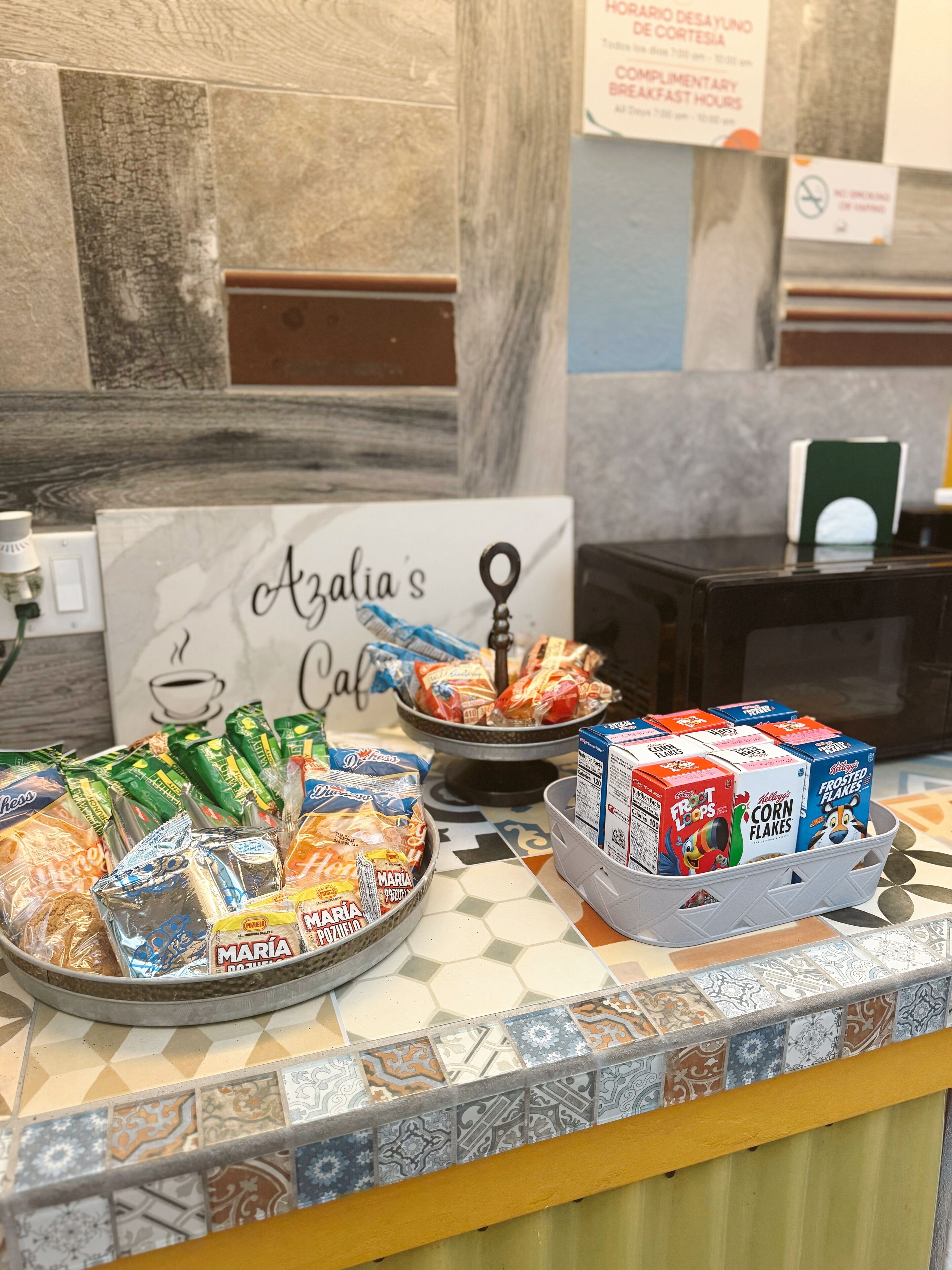 Desayuno continental gratuito y diario