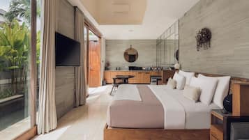 One Bedroom Villa with Private Pool | 1 室のベッドルーム、ミニバー、セーフティボックス (室内)、デスク