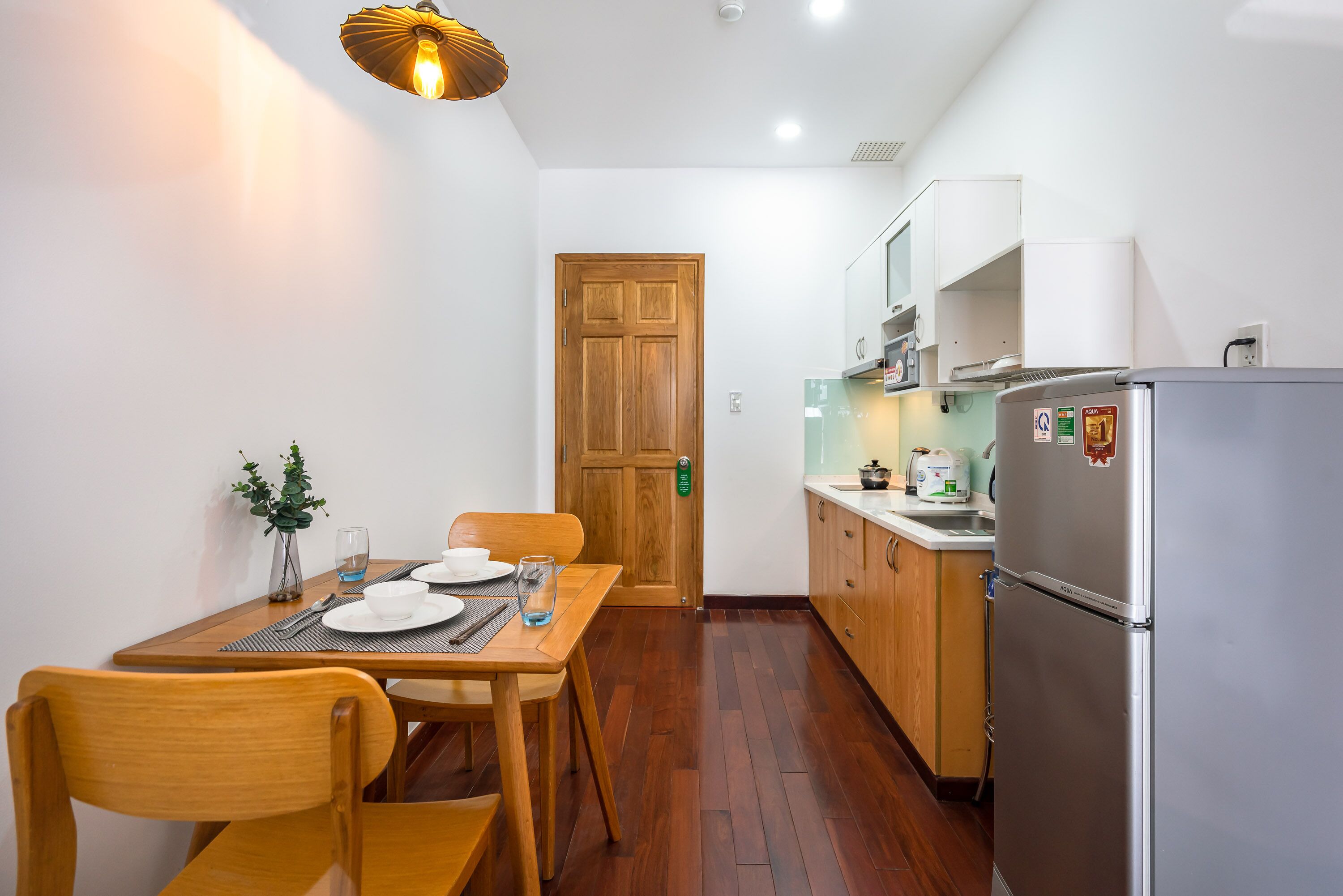 Deluxe-Apartment, 1 Schlafzimmer | Eigene Küche | Kühlschrank, Mikrowelle, Wasserkocher, Kochgeschirr/Geschirr/Besteck