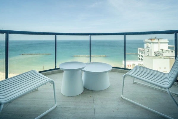 Oceanfront balcony