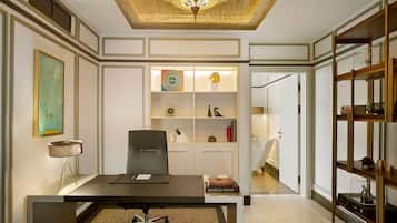 Suíte presidencial, 1 cama de casal | 1 quarto, roupas de cama antialérgicas, frigobar, cofres nos quartos