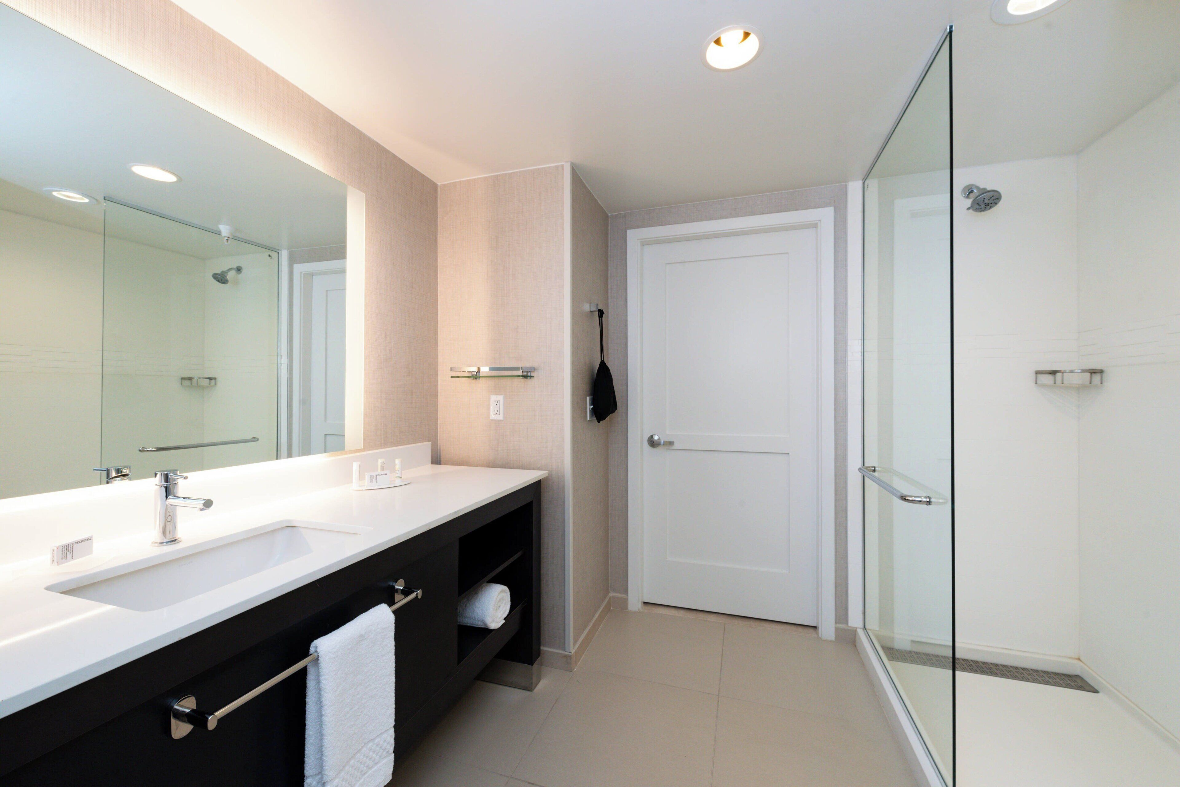 free toiletries, hair dryer, towels, soap