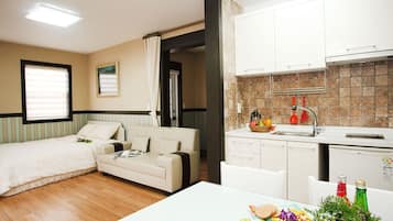 Studio, Kochnische (201) | 1 Schlafzimmer, kostenloses WLAN