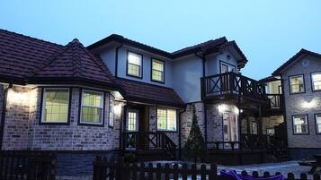 Front of property – evening/night