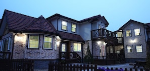 Front of property – evening/night