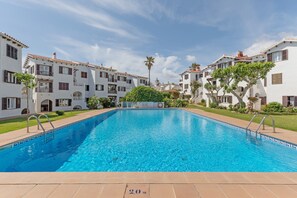 Pool - Beautiful Apartment "La Gardenia 41" with Wi-Fi, Pool, Terrace & Garden; Street Parking Available (Es Castell)
