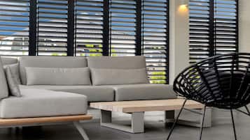 Vila, 3 kamar tidur, pemandangan kebun | Teras/patio