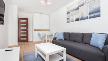 Apartament clàssic | Sala d'estar | Televisor