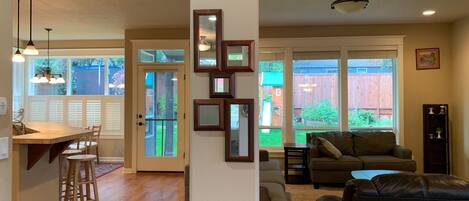 Een smart-tv en een open haard