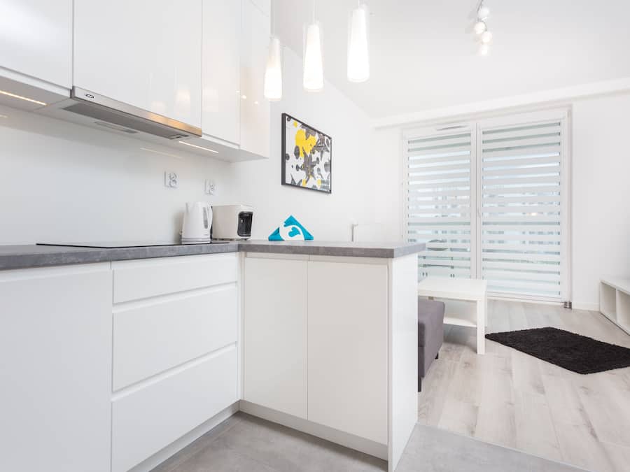 Comfort Apartment | Private kitchen | Full-size fridge, oven, stovetop, dishwasher
