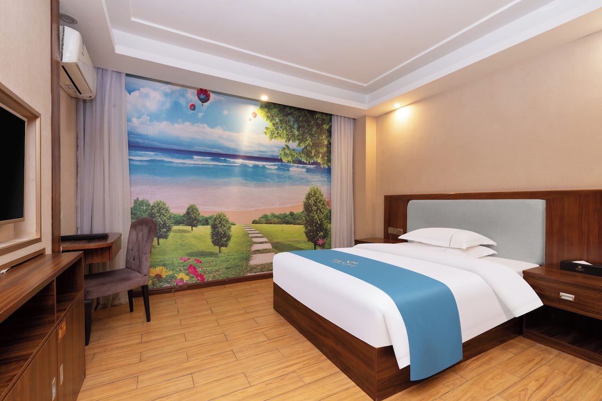 Economy-Doppelzimmer zur Einzelnutzung, ohne Fenster | 1 Schlafzimmer, Zimmersafe, Schreibtisch, Verdunkelungsvorhänge