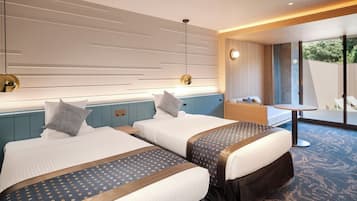 Premium Room, Non Smoking (with Natural Hot Spring Open-Air Bath) | In-room safe, bed sheets