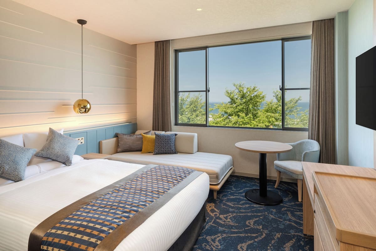 Superior Double Room, Non Smoking, Ocean View (with Toilet) | 1 bedroom, in-room safe, bed sheets