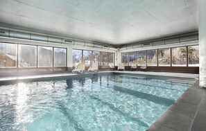 Indoor pool, a heated pool