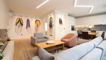 Apartment, 2 Bedrooms | 2 bedrooms, desk, soundproofing, iron/ironing board