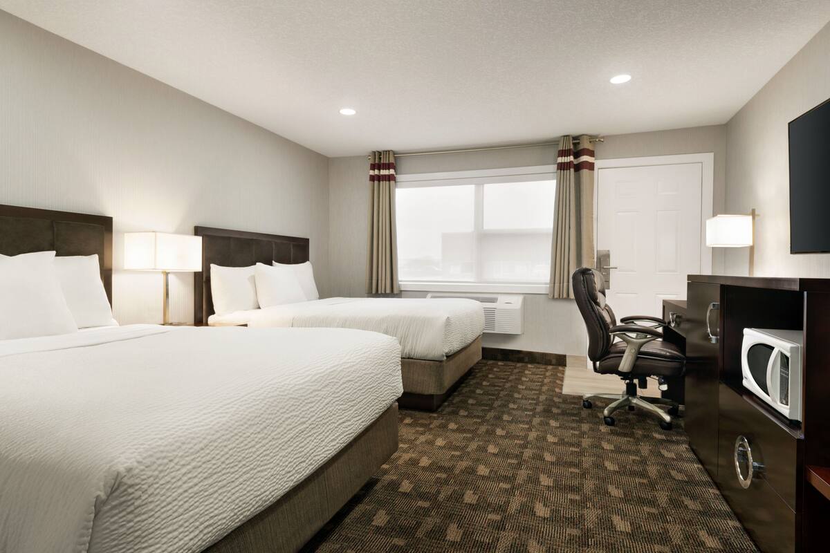 room, 2 queen beds, non smoking | individually furnished, desk, laptop workspace, iron/ironing board