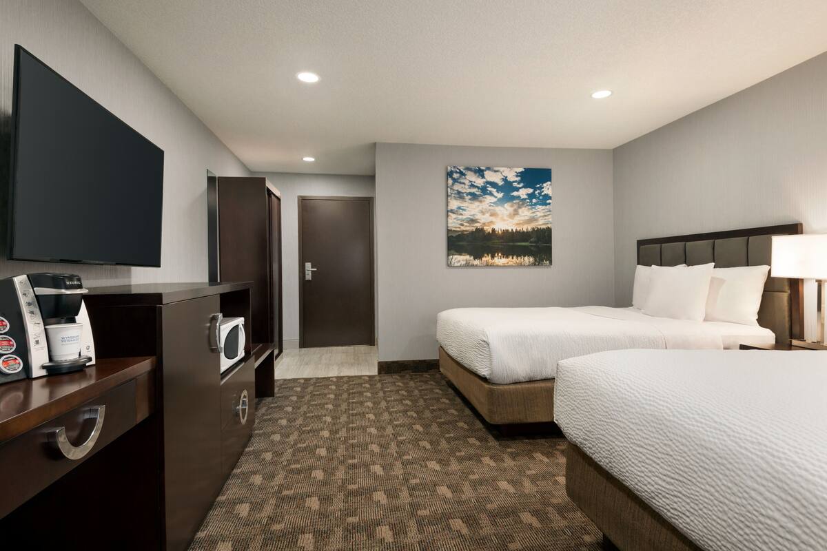 room, 2 queen beds, non smoking | individually furnished, desk, laptop workspace, iron/ironing board