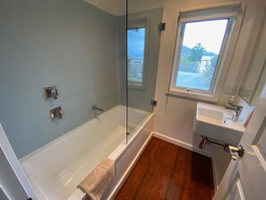 Combined shower/tub