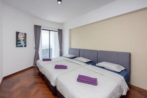 3 chambres, bureau, chambres insonorisées, Wi-Fi gratuit