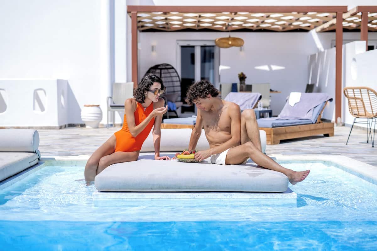 Junior-Villa, eigener Pool | Terrasse/Patio