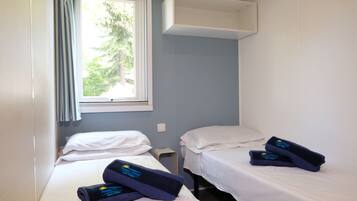 Casa móvil Premium, 3 habitaciones | 3 dormitorios y cunas (de pago)