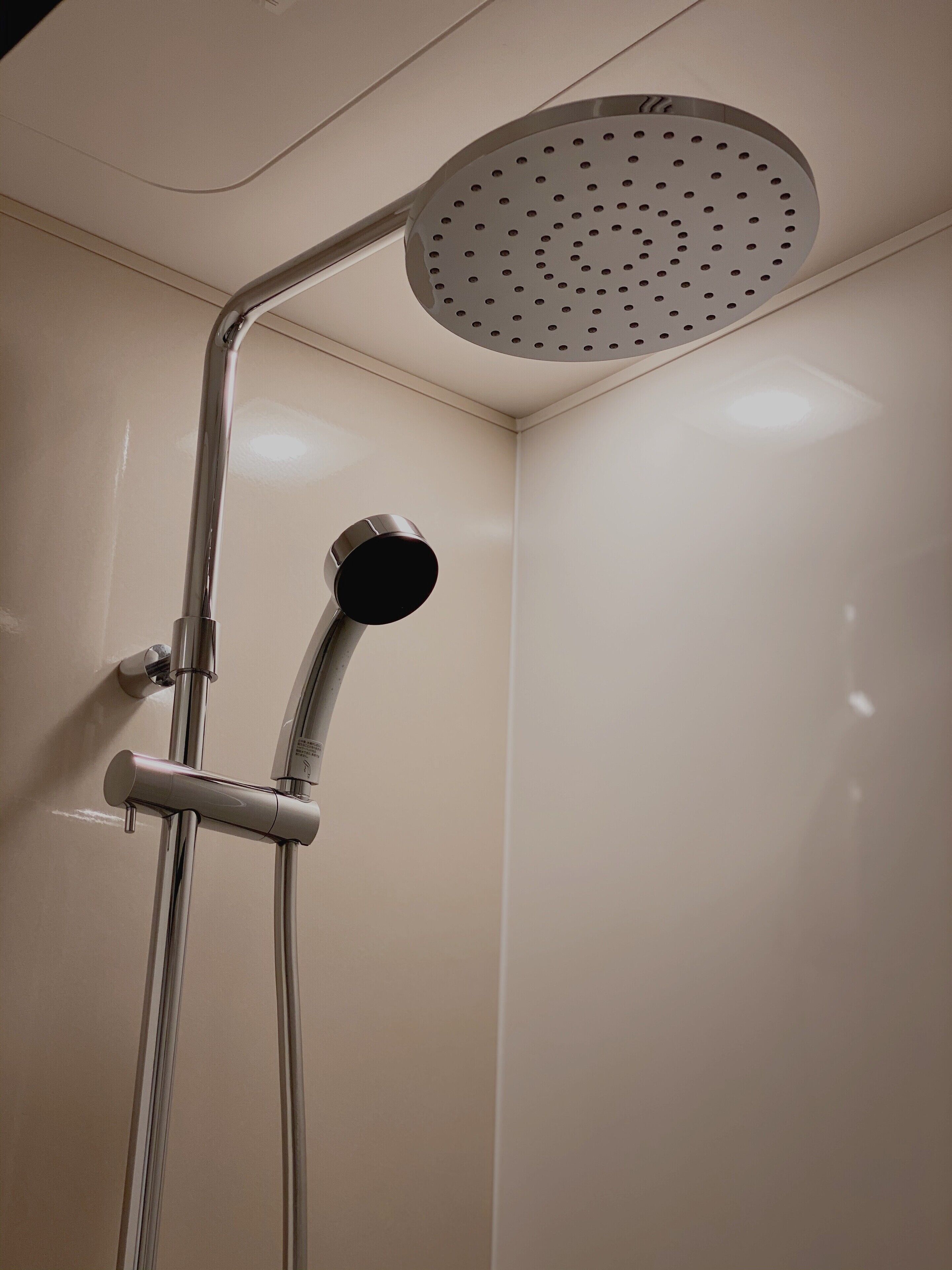 shower, free toiletries, hair dryer, slippers