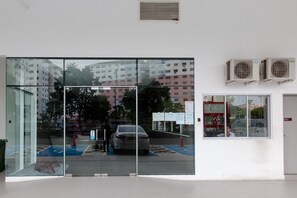 Interior entrance