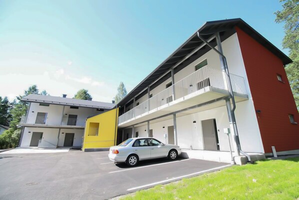 Majoituspaikan julkisivu