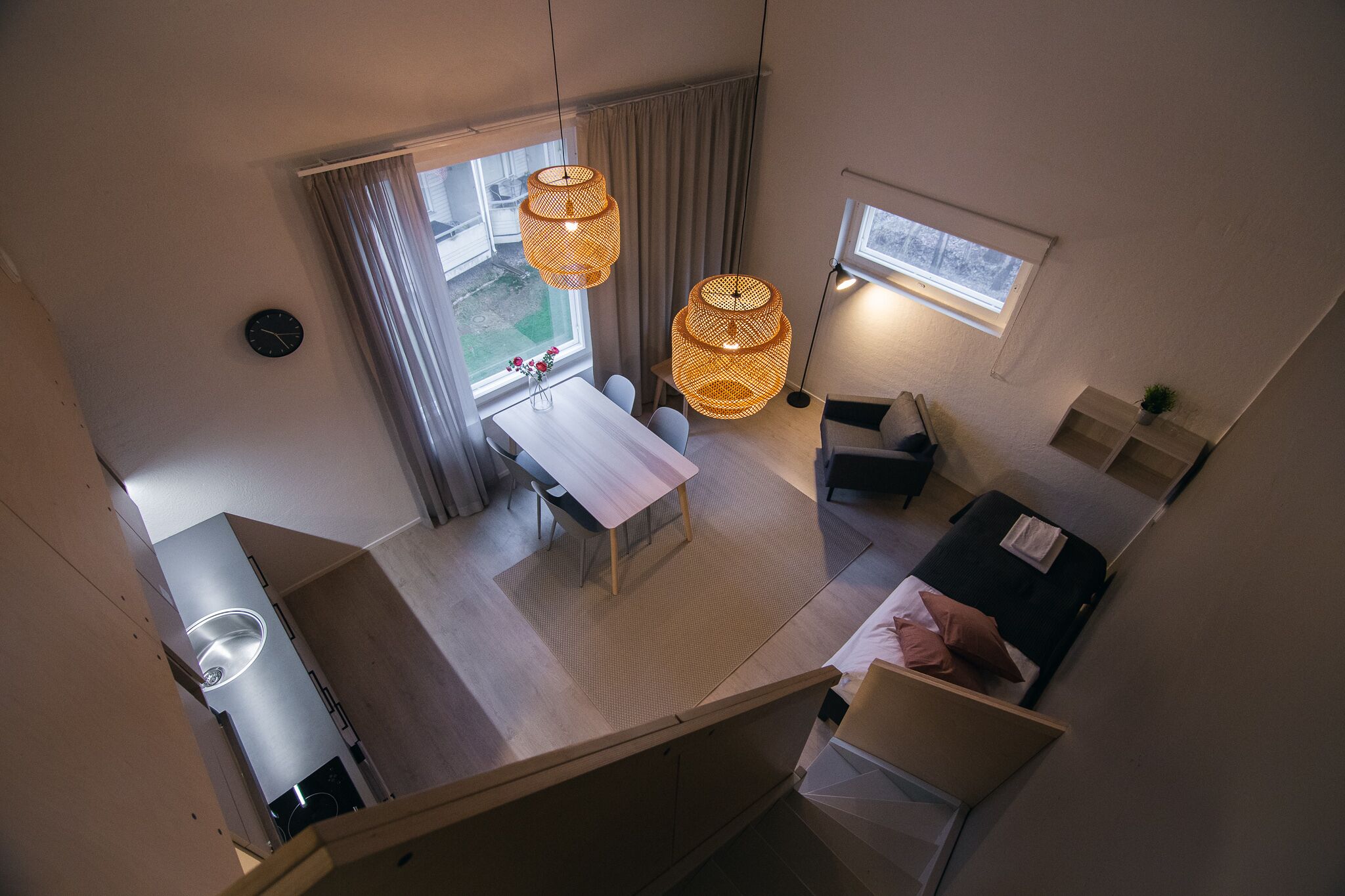 Studio with Loft | Iron/ironing board, free WiFi, bed sheets