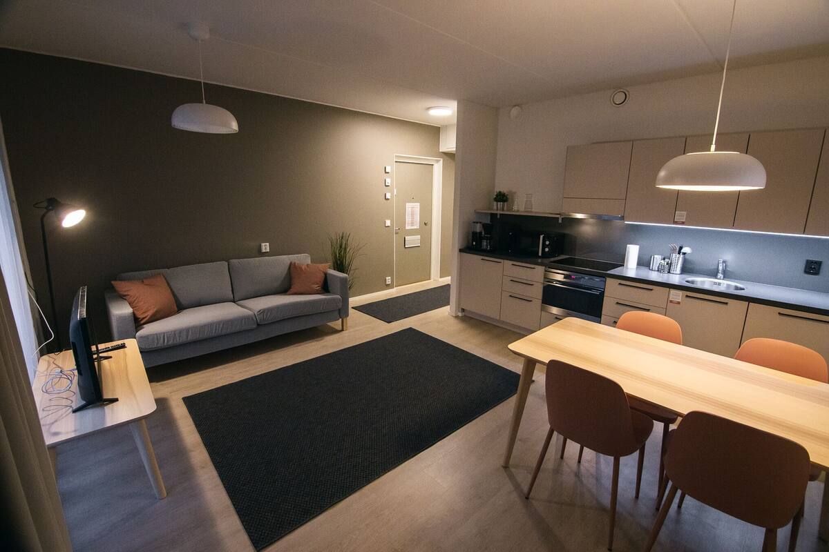 Two Bedroom Apartment | 1 phòng ngủ, bàn ủi/dụng cụ ủi quần áo