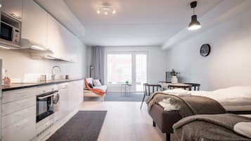 Studio Apartment | 1 camera, insonorizzazione, ferro/asse da stiro, Wi-Fi gratuito