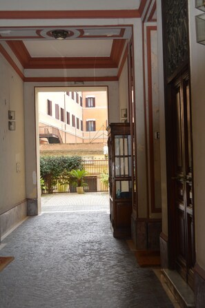 Interior entrance