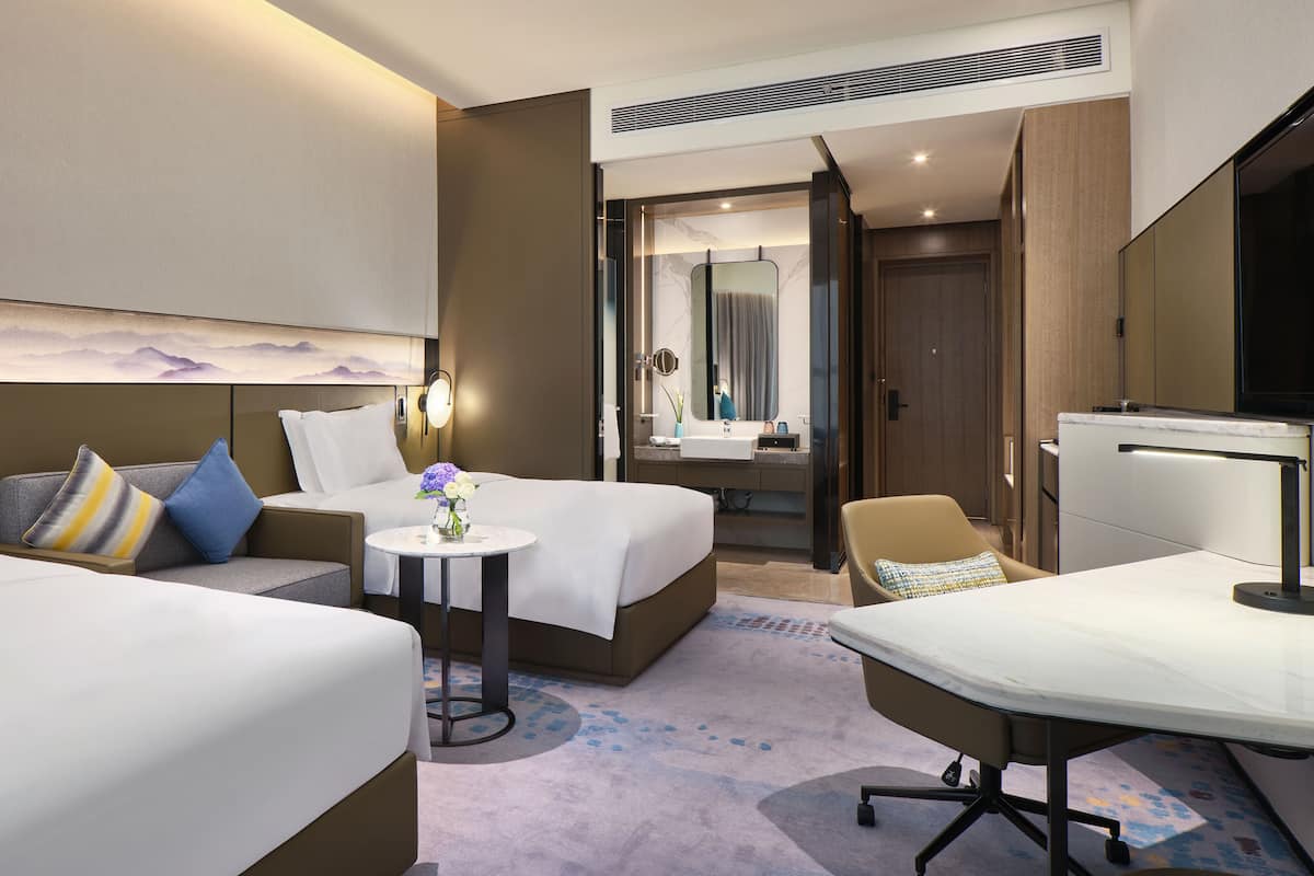 1 kamar tidur, meja kerja, ruang kerja ramah laptop, dan kedap suara