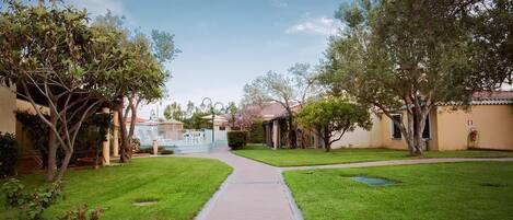 Overnattingsstedets uteområder