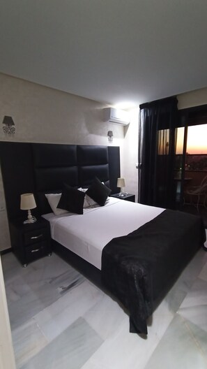 Royal Apartment, 1 Bedroom, Accessible, Garden View | Blackout curtains, iron/ironing board, free cots/infant beds, free WiFi - Résidence Harmony (Marrakech)