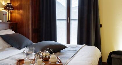 Maison Paquier in the downtown heart:Jacuzzi, balcony, ski bus close to door