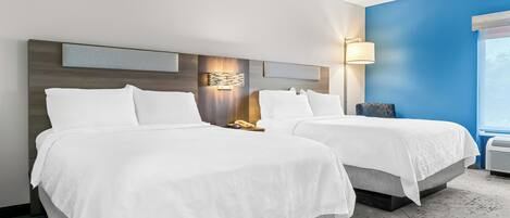 Blackout drapes, iron/ironing board, WiFi, bed sheets