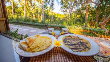 Dagelijks à la carte ontbijt inbegrepen