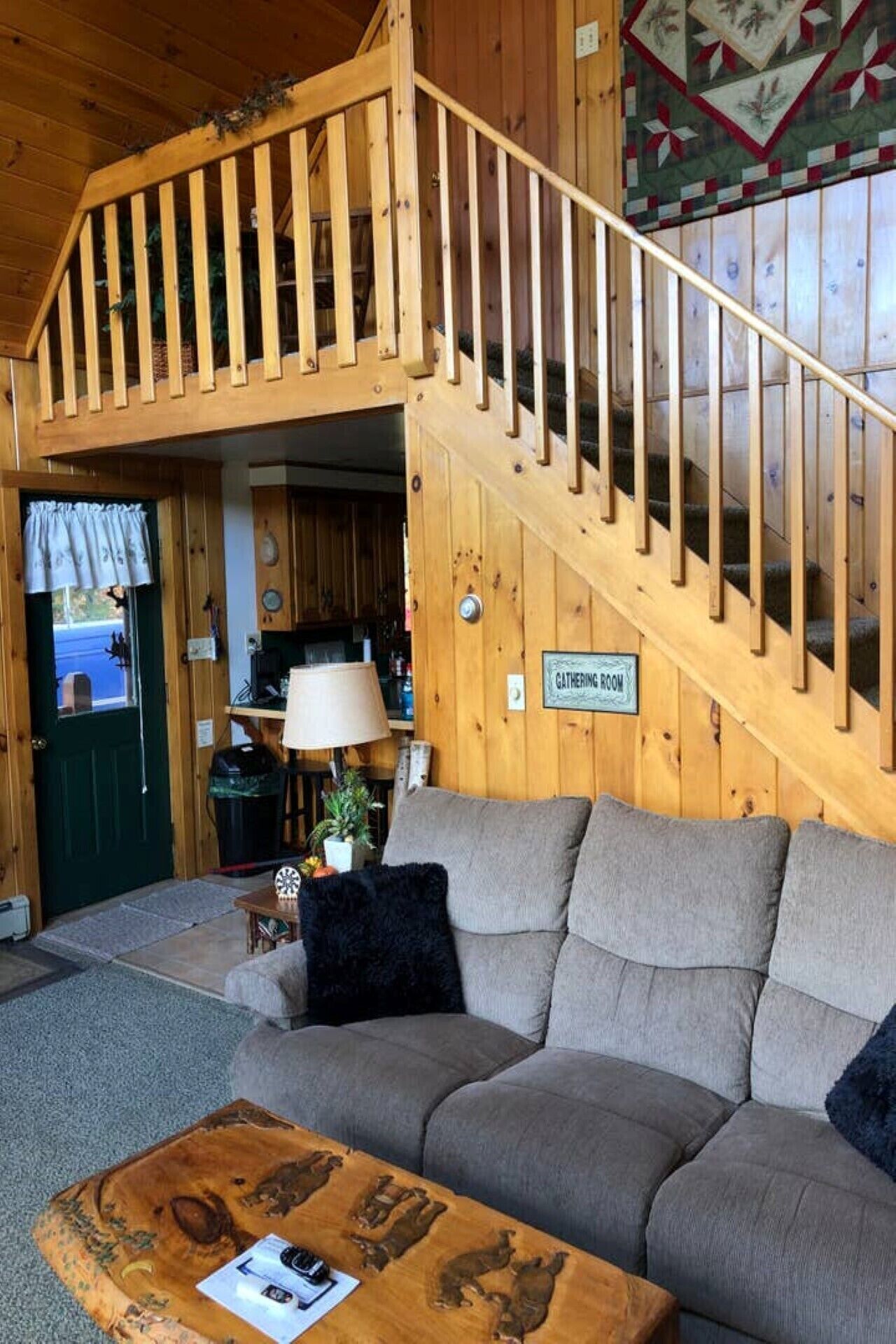 ON THE RIVER/ADK A Frame 2 Bedroom WITH full kitchen.