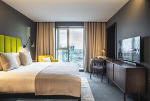 Egyptian cotton sheets, premium bedding, memory foam beds, in-room safe