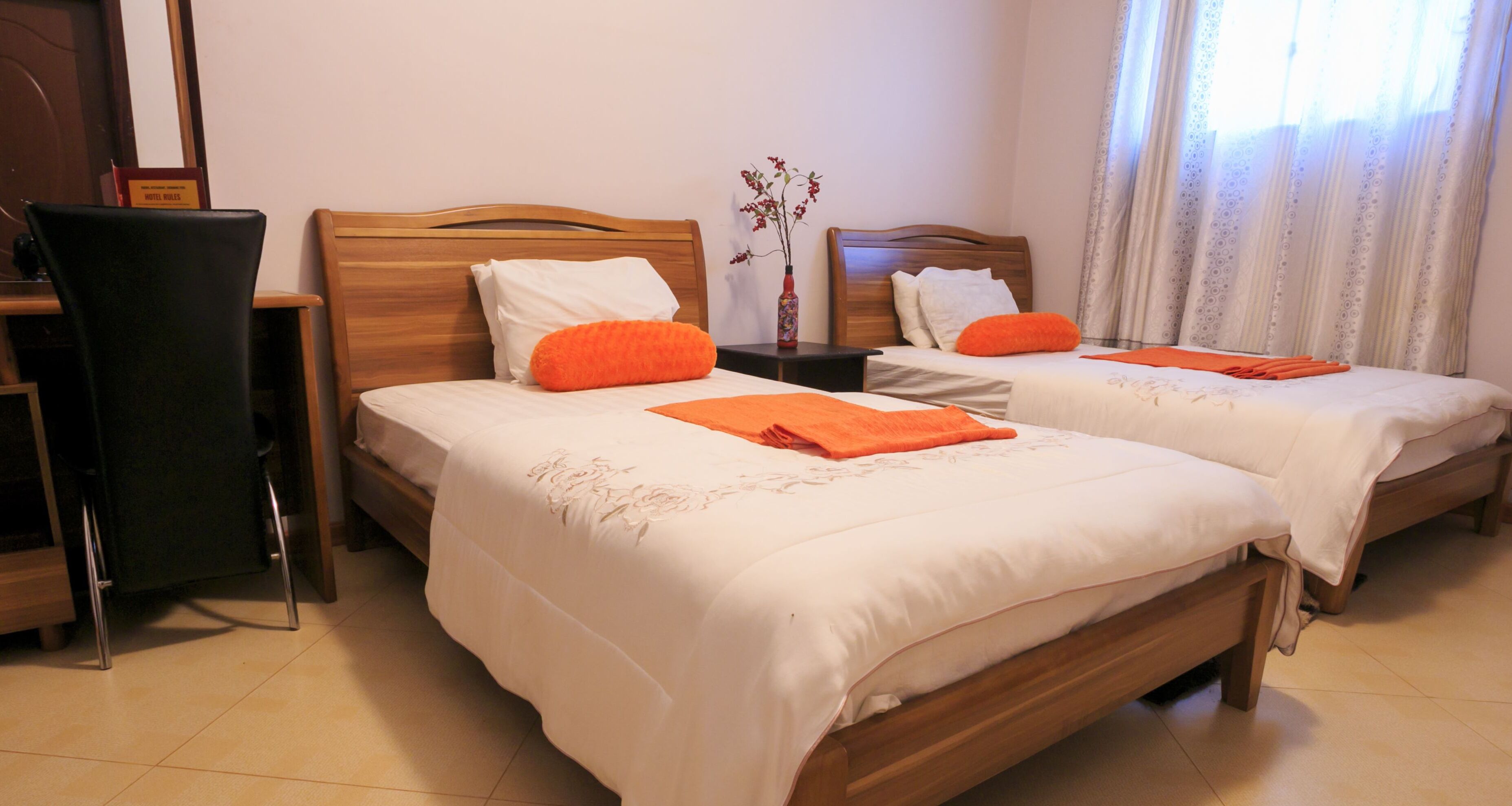 Twin Room | Hypo-allergenic bedding, minibar, individually decorated, desk