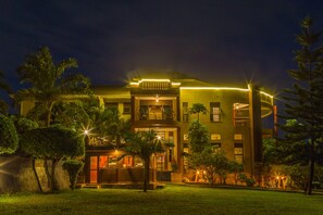 Front of property – evening/night