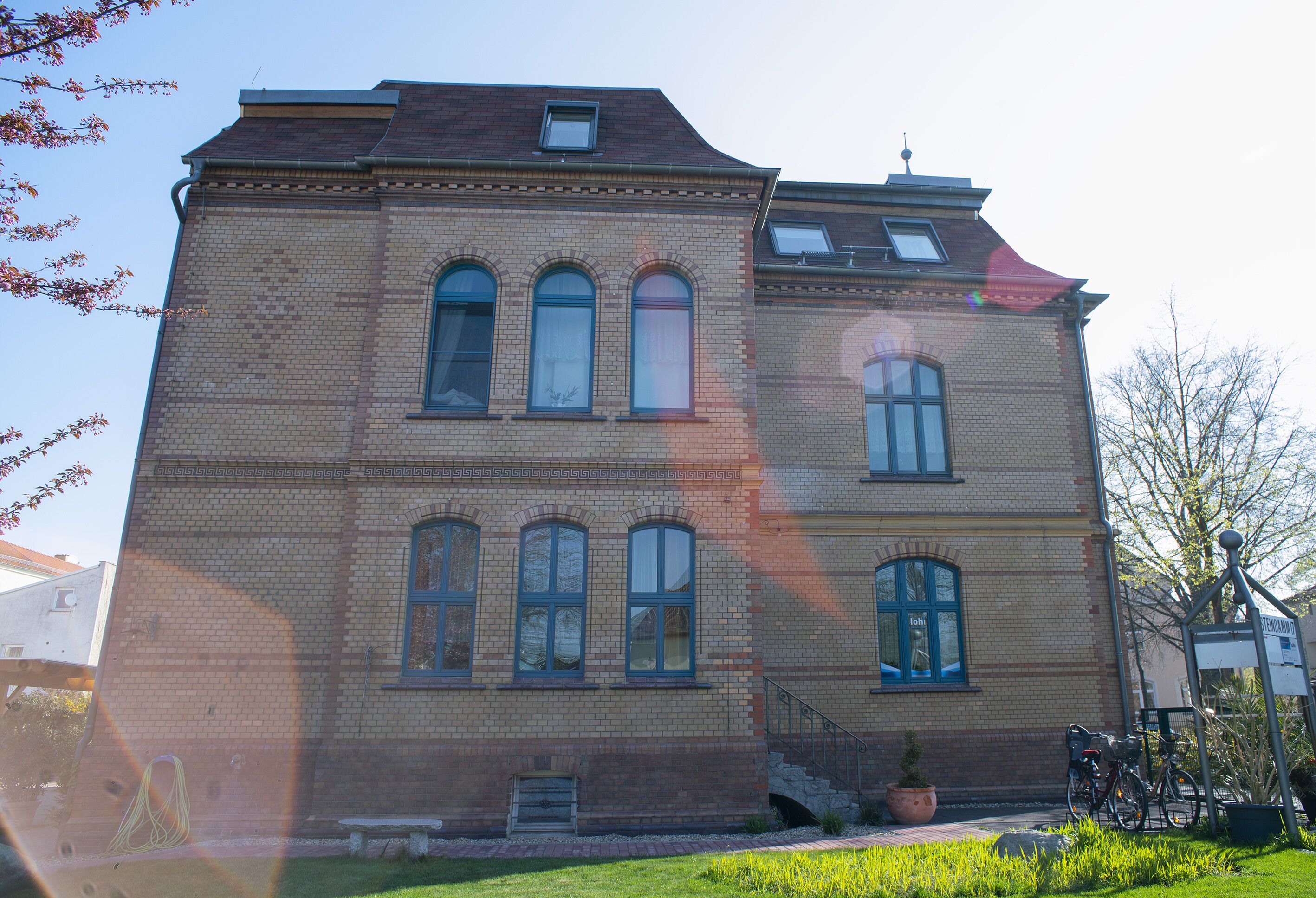 Fassade der Unterkunft